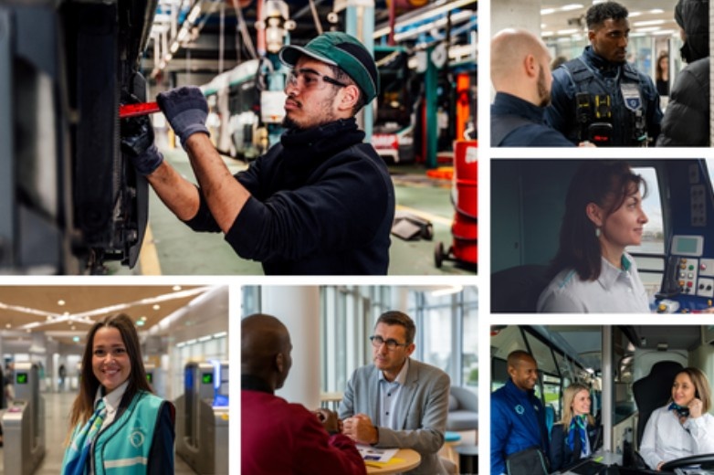 Travailleurs dans divers environnements