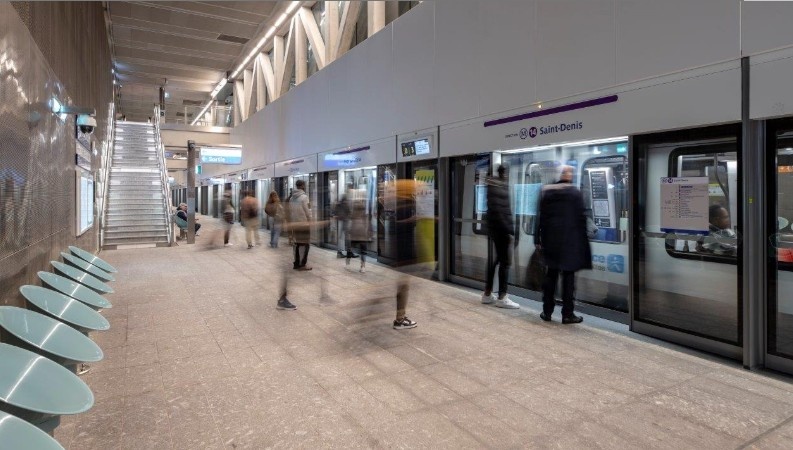 Station de métro animée